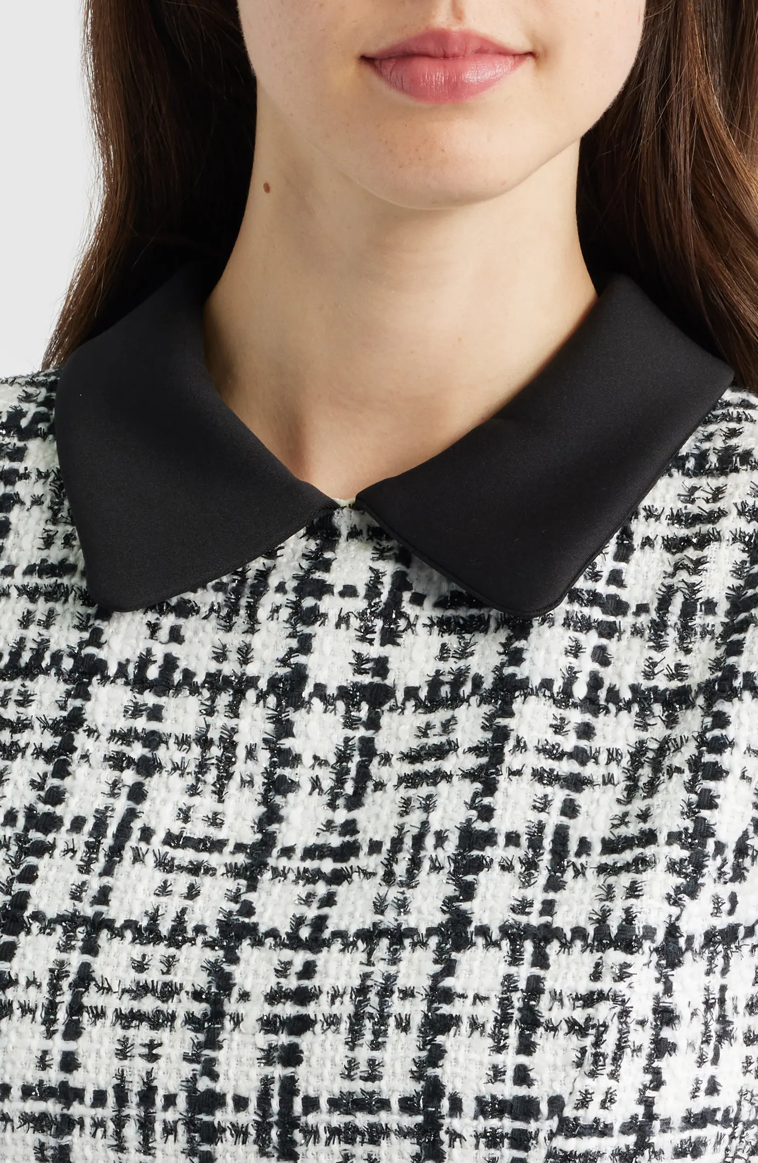 Cap Sleeve Bouclé Tweed Sheath Dress | Nordstrom