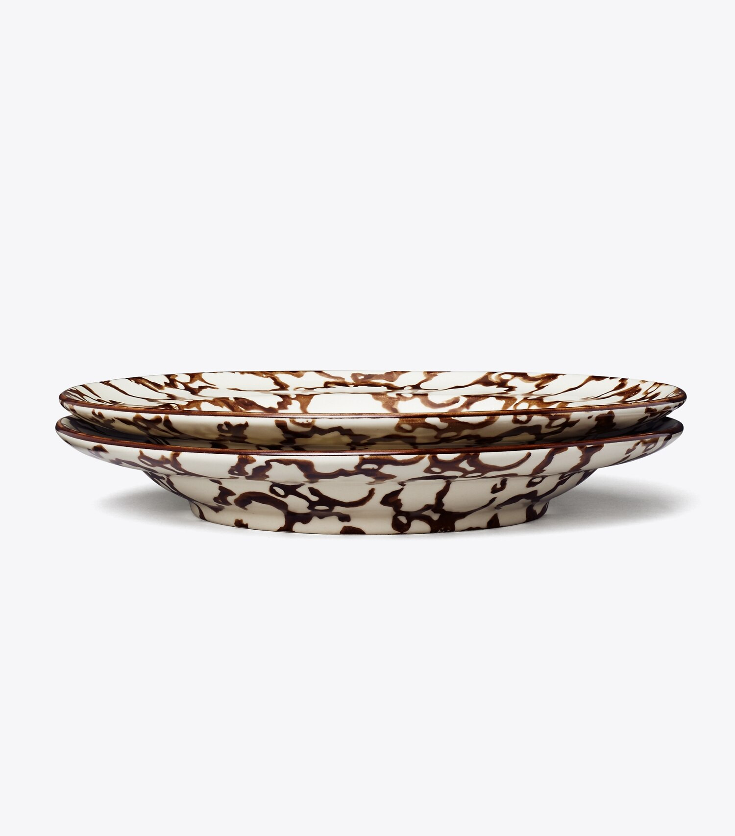 Spongeware Rim Soup Bowl, Set of 2: Women's Designer Tabletop & Drinkware | Tory Burch | Tory Burch (US)