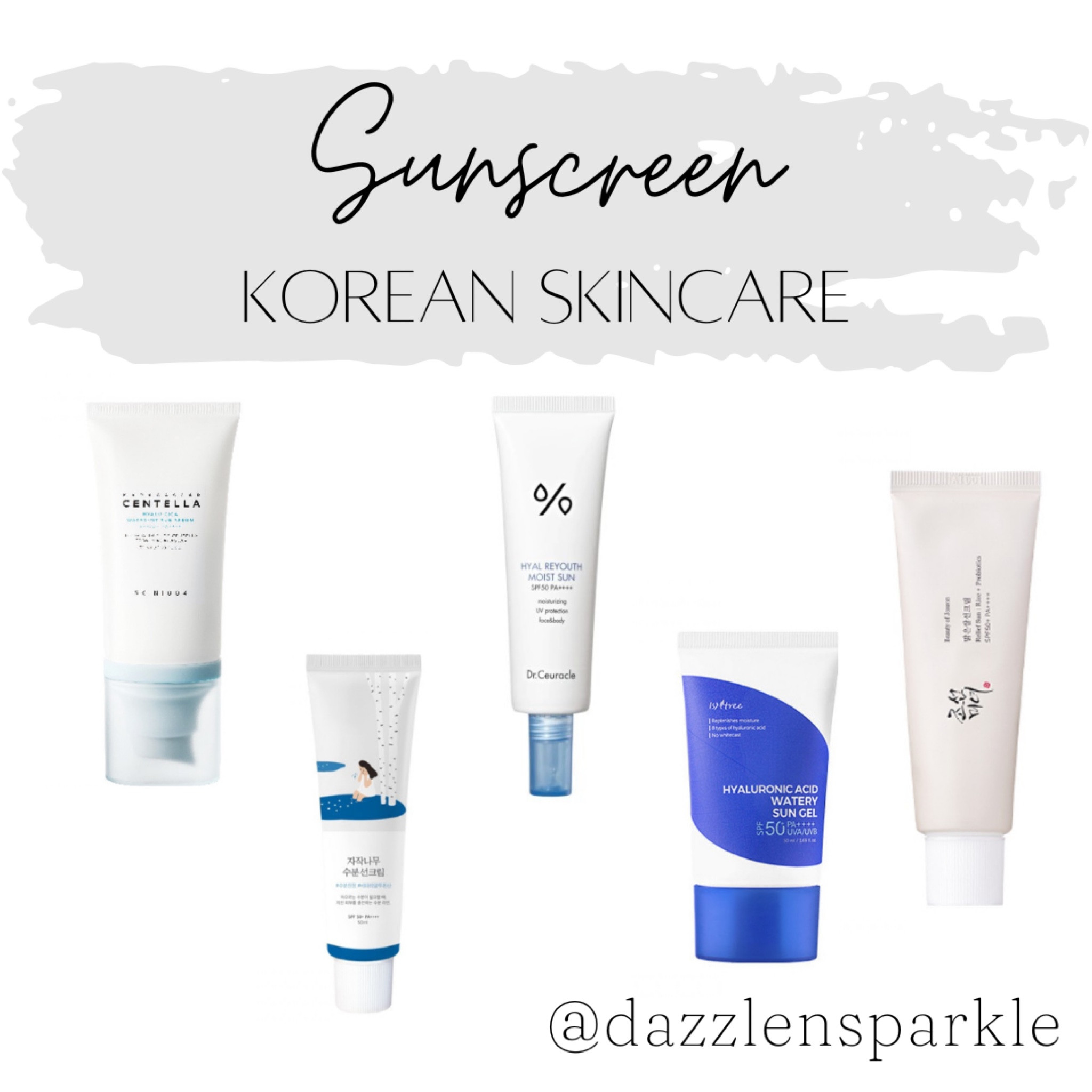 Some good korean sunscreens. These are lightweight, don’t leave a white cast, are affordable and currently on sale! Stock up!!

#dazzlensparkle #sunscreen #spf #kbeauty #koreanbeauty #koreansunscreen 

#LTKBeauty #LTKGiftGuide #LTKTravel
