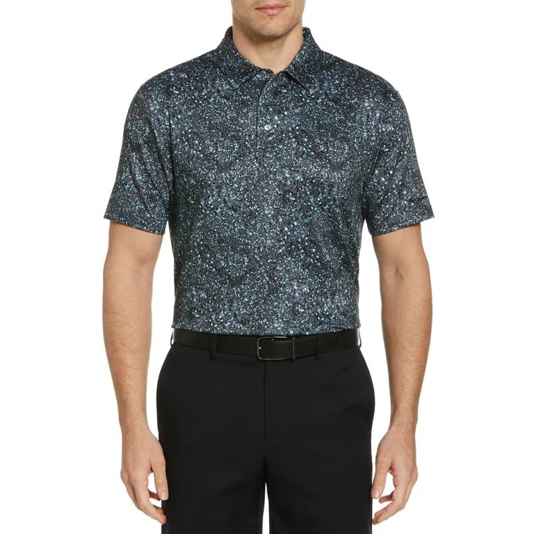 Ben Hogan Performance Men's Digital Pixel Print Golf Polo Shirt, Sizes S-5XL | Walmart (US)