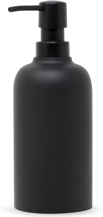 Matte Black Soap Dispenser for Bathroom, 15oz Round Rustproof Liquid Hand Dish Soap Dispenser Pum... | Amazon (US)