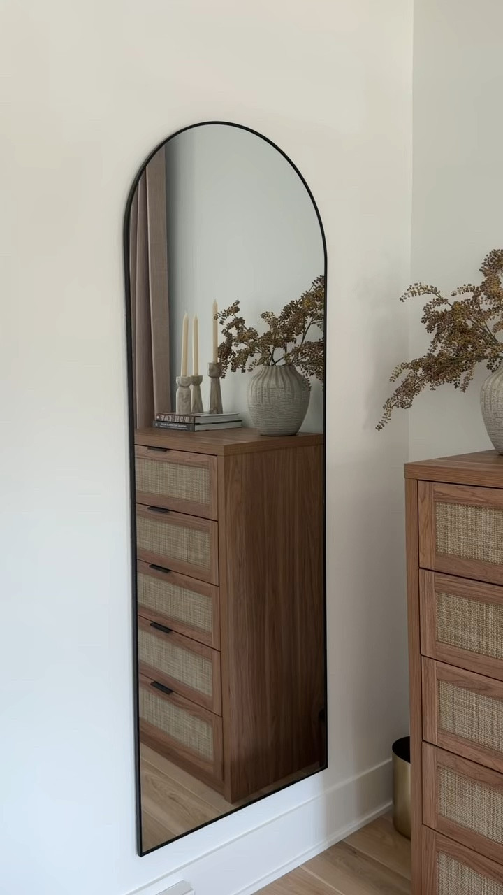 Arched full length mirror is the best wall decor to fill up an empty space! 

#Amazonhome