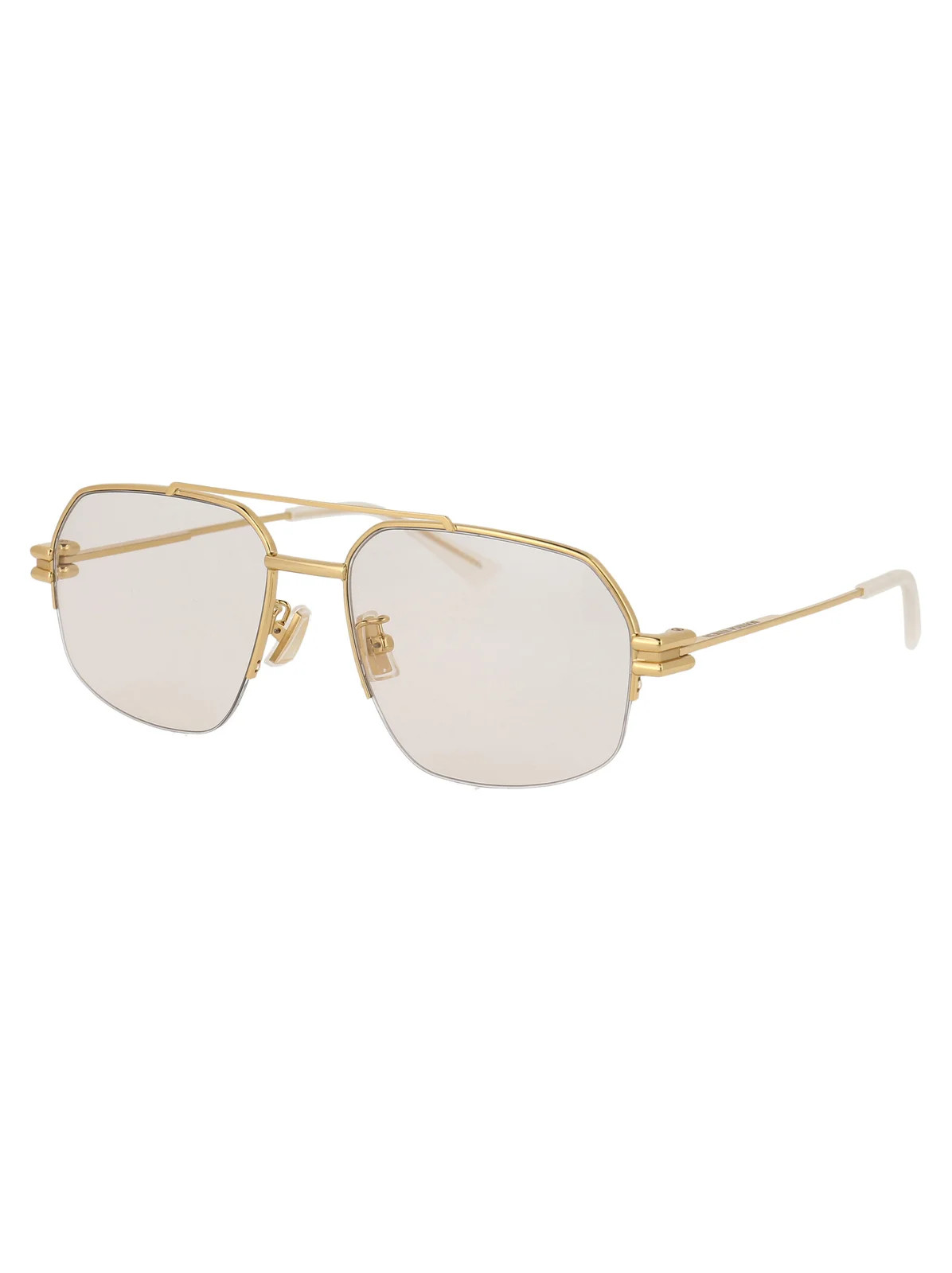 Bottega Veneta Eyewear Aviator Frame Sunglasses | Cettire Global