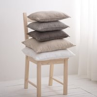 Linen Pillow Cover - Square Pillow Cover Softened Case Zipper Stylish Organic | Etsy (US)