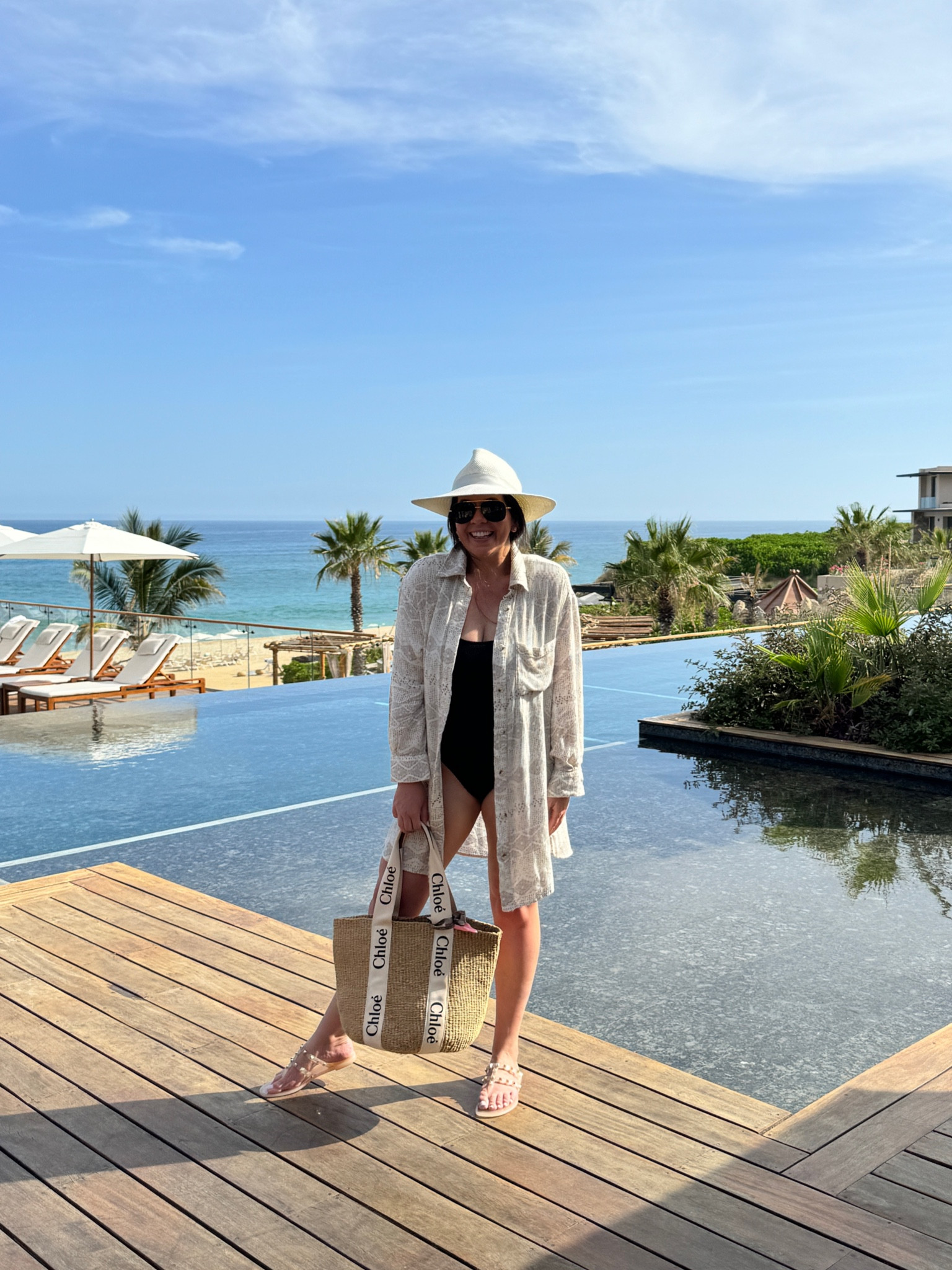 Pool outfit in Los Cabos! ☀️

#loscabos #summeroutfit #bathingsuit #beachoutfit #beachbag #beachhat #

#LTKSwim #LTKFindsUnder100 #LTKTravel