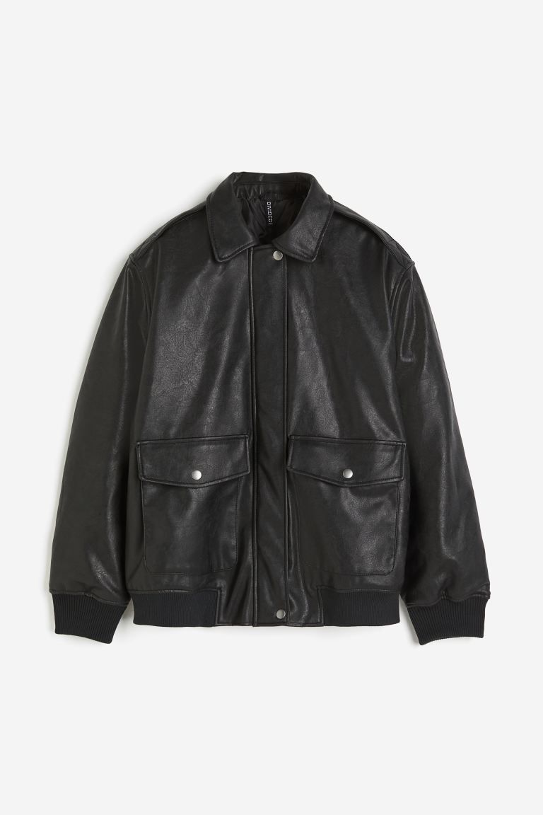 Coated bomber jacket | H&M (UK, MY, IN, SG, PH, TW, HK)
