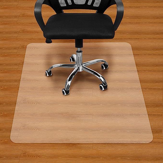 Large Office Chair Mat for Hardwood Floors - 48''×60'' Anti-Slip Desk Chair Mat - Heavy Duty Flo... | Amazon (US)