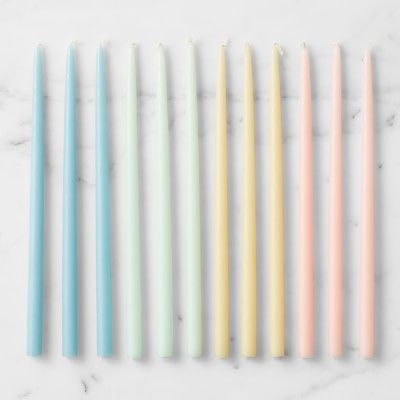 Easter Pastel Tiny Taper Candles | Williams-Sonoma