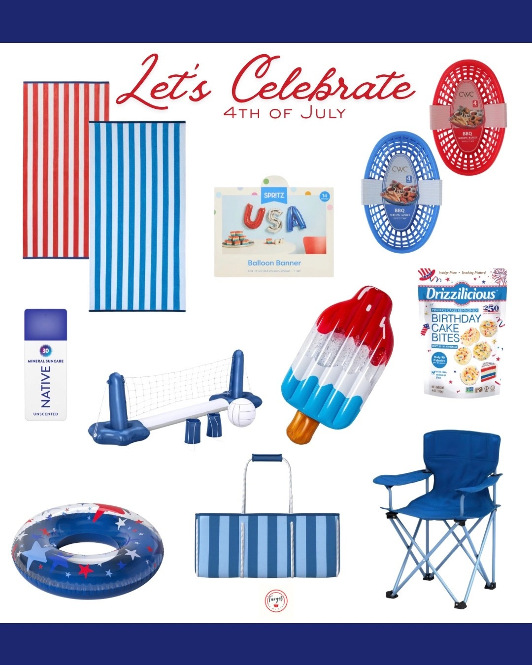 Target New Summer Celebration Pool Party Ideas #target #targetkids #sunsquad #cwc #poolpaty #forthofjulyparty

#LTKSeasonal #LTKBaby #LTKKids