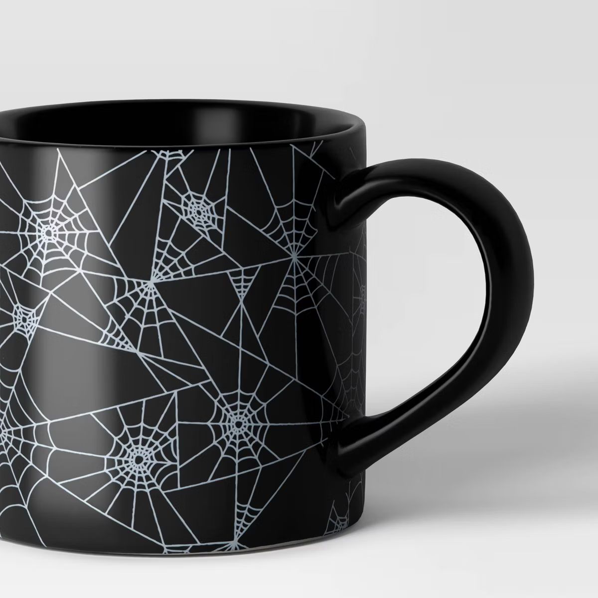 16oz Halloween Stoneware Spider Web Pattern Mug - Hyde & EEK! Boutique™ | Target