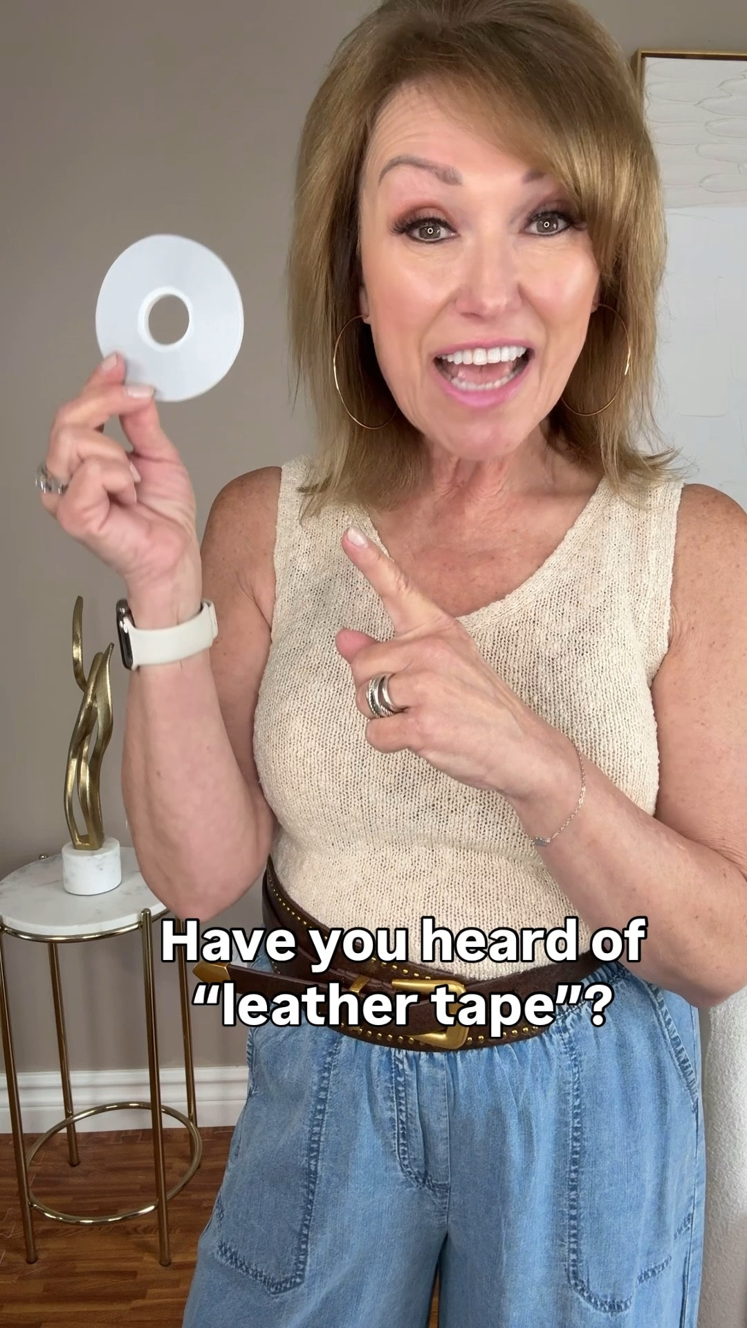 Have you heard for leather tape? 

It’s a great thing to have on hand - because “when you need it, you need it” (and it’s under $20). I like having these go-to hacks in my tool kit!

#LTKdayinmylife #LTKOver40 #LTKgrwm
