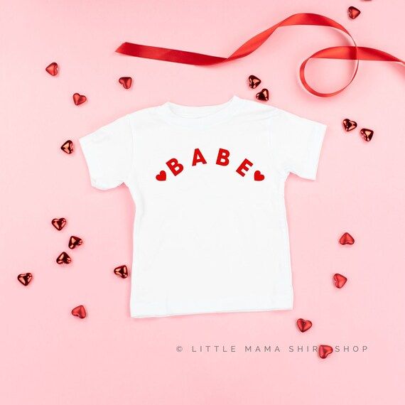 BABE two Hearts©  Kids Valentine Shirts  Valentine's | Etsy | Etsy (US)