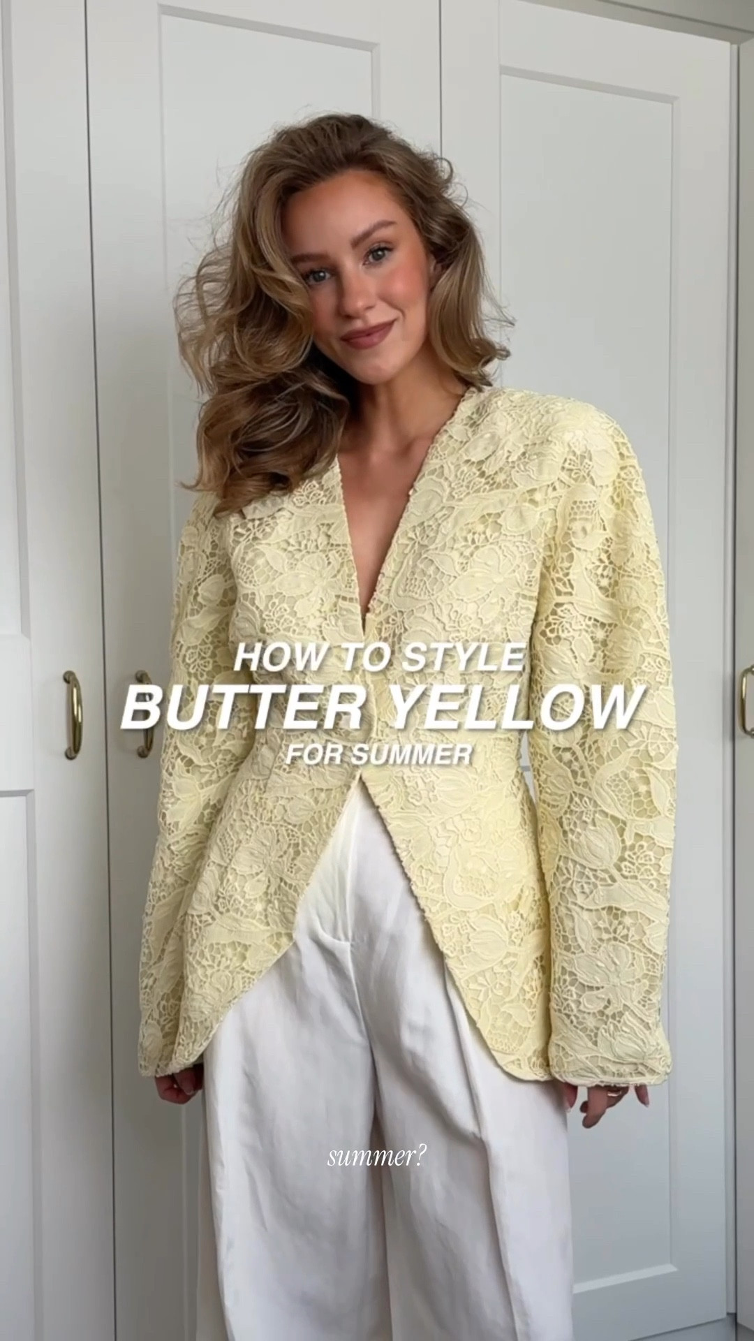 Wearing a size 10 in the blazer (size up she runs small) 

Butter yellow, waisted blazer, hourglass blazer, summer outfits uk, linen trousers, 

#LTKAroundTheWorld #LTKstyletip #LTKsummer