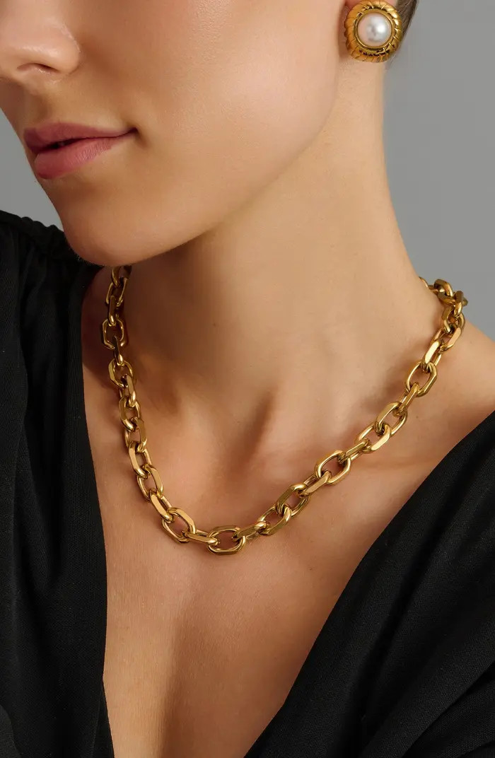 Nialaya Round Cable Chain Necklace | Nordstrom | Nordstrom