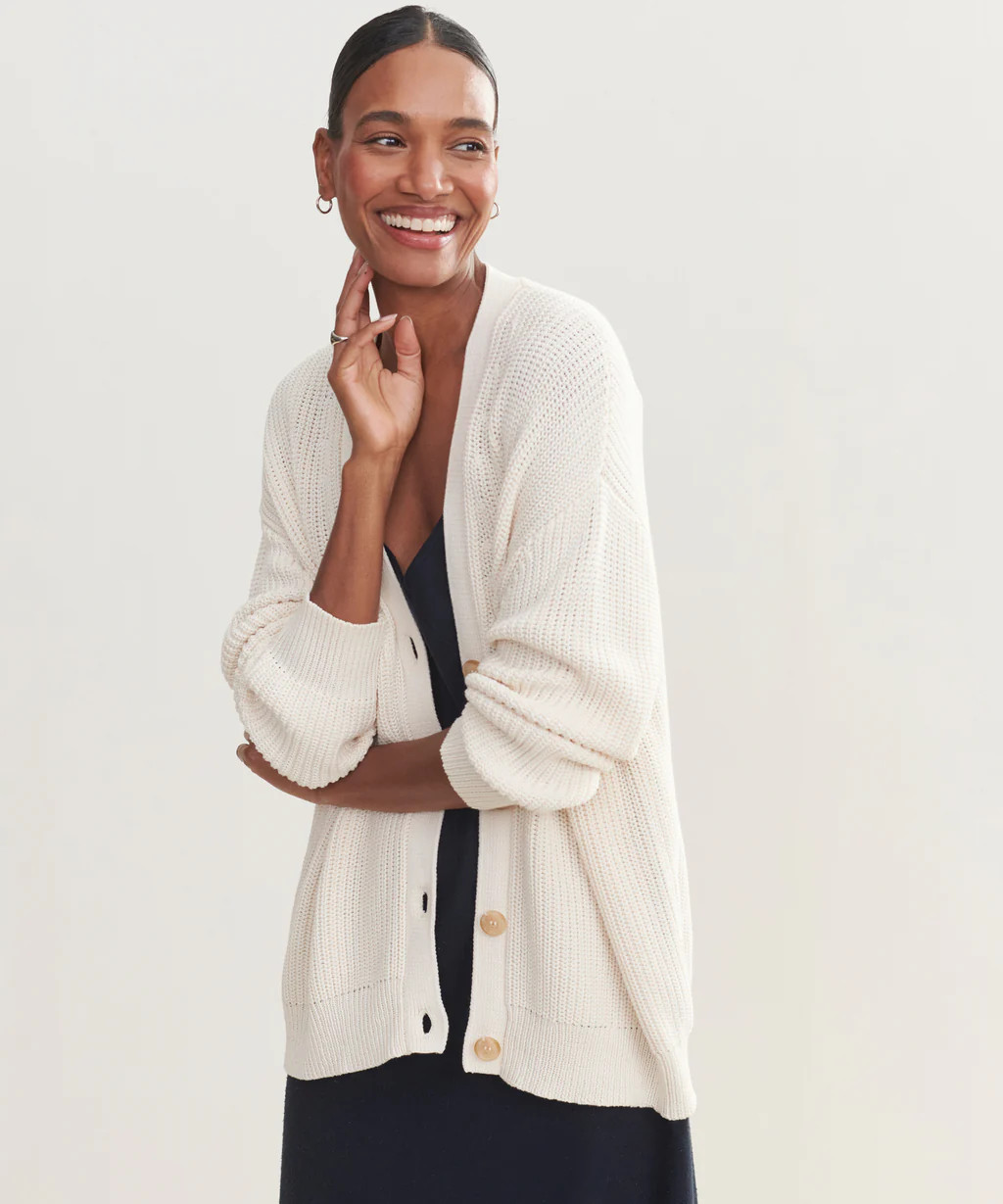 Cotton Cocoon Cardigan | Jenni Kayne
