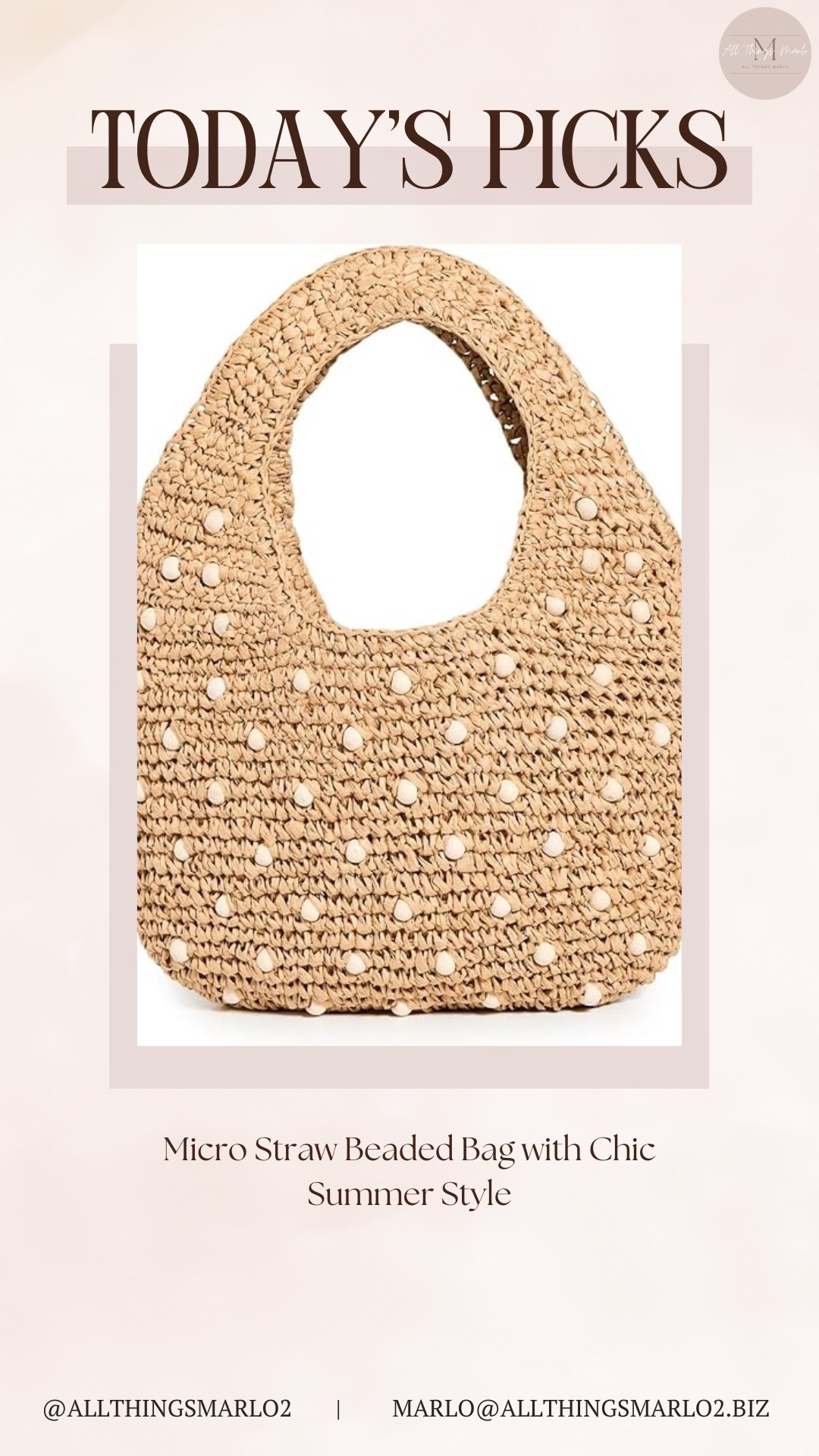 Micro Straw Beaded Bag with Chic Summer Style

#LTKSeasonal #LTKWorkwear #LTKTravel