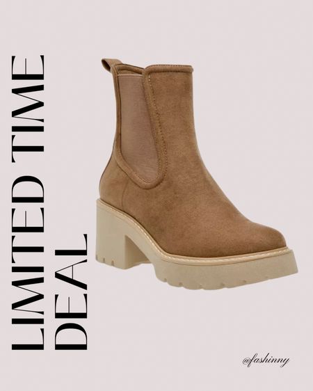 Limited time deal on these great platform Chelsea boots 


Dolce vita boots, Chelsea boots 

#LTKsalealert #LTKfindsunder50 #LTKshoecrush