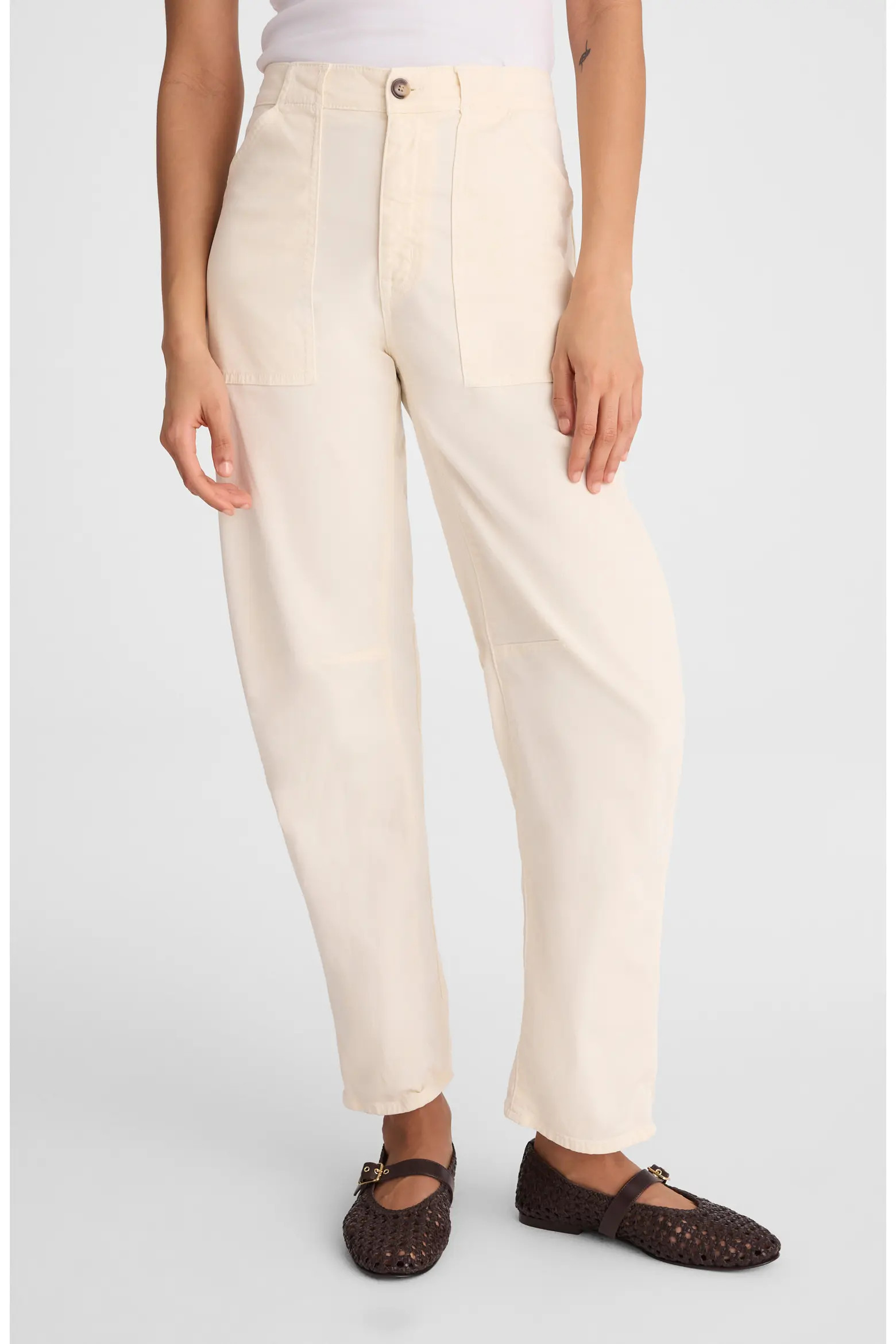 Darted Barrel Leg Pants (Women) | Nordstrom | Nordstrom