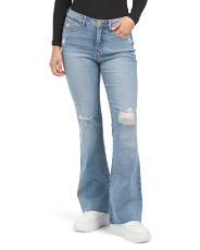 Destructed Slim Flare Jeans | Marshalls