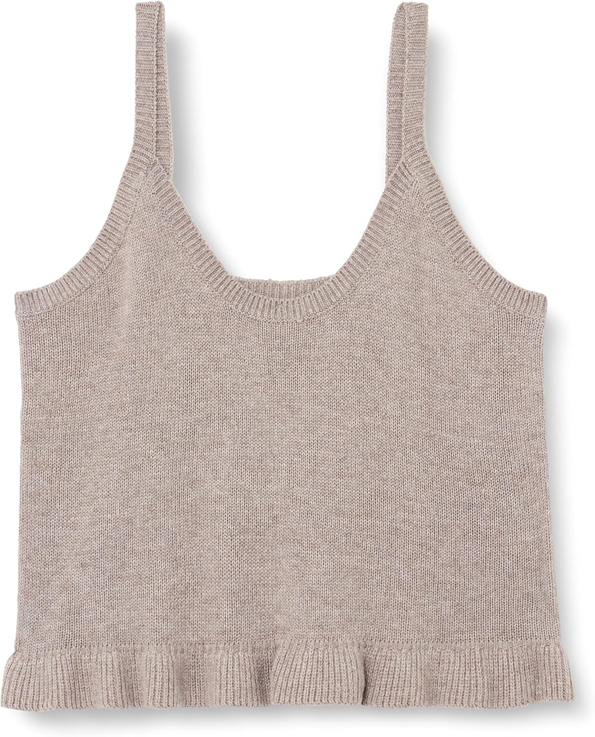 The Drop Women's Ameena Ruffle Cropped Sweater Tank | Amazon (US)