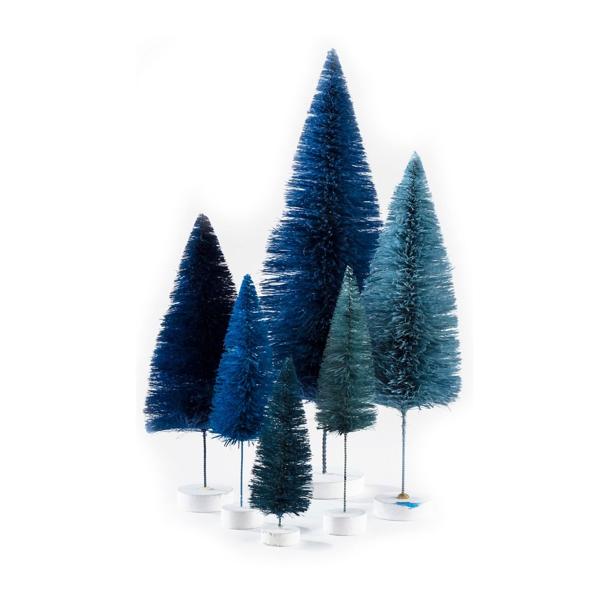 Blue Rainbow Trees/Set Of 6 | Annie Selke
