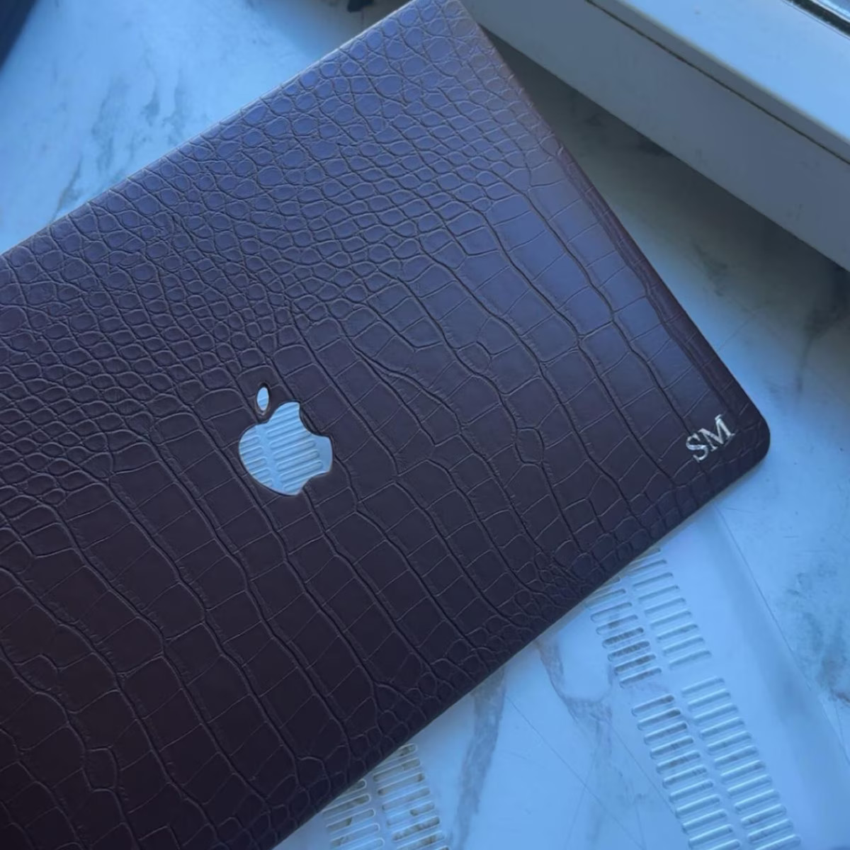 Dark Roast Crocodile Print Hard Case Cover for MacBook M2/M3 Air 13" MacBook Pro 13 14 16 15 Air ... | Etsy (US)