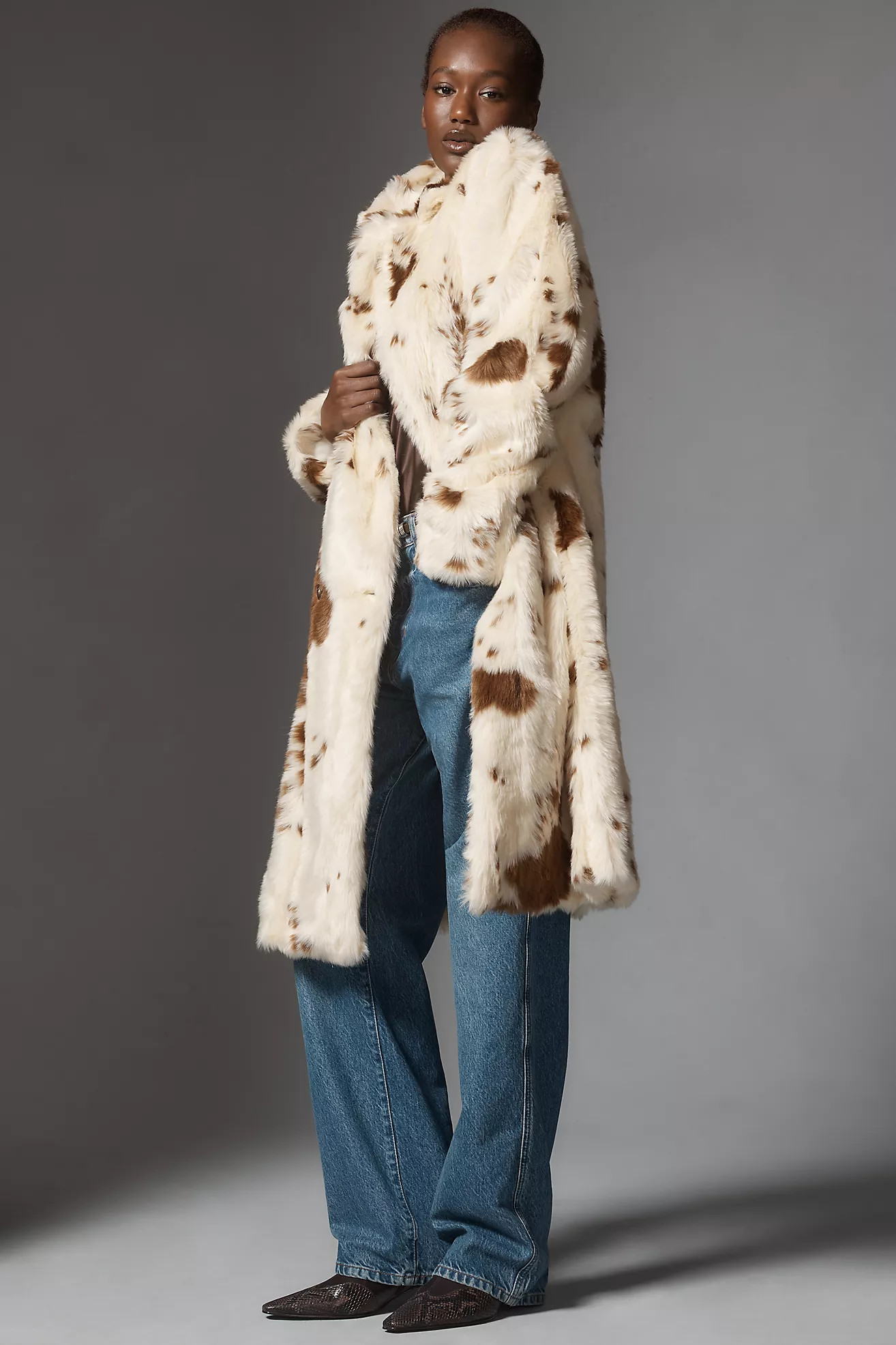 Maeve Grand Glam Faux Fur Coat | Anthropologie (US)