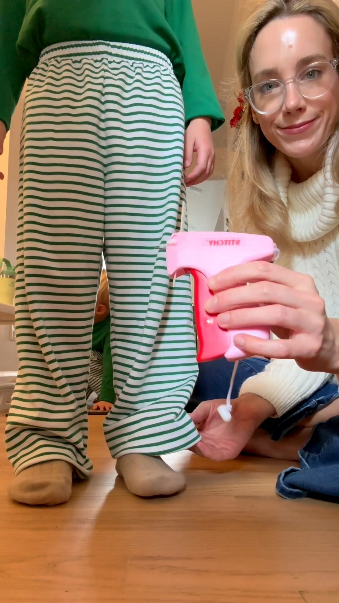 Stitch gun fabric hemming tool 

#LTKFindsUnder50 #LTKootd #LTKmomlife