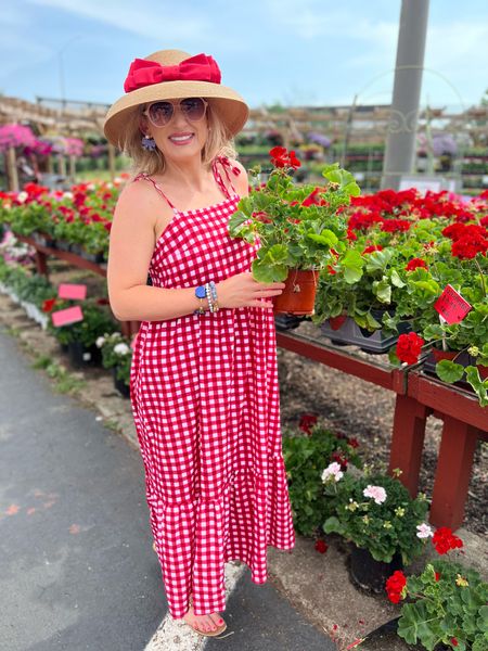 Red gingham maxi dress. Summer dress.

40% off with code WOW

Also available in petite and tall

#LTKWedding #LTKOver40 #LTKSaleAlert