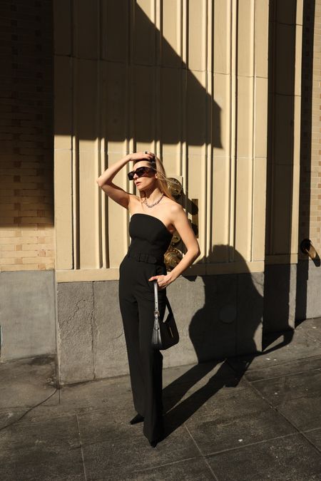 Holiday style update for 2023:
I wanted to wear a quiet luxury piece with a modern twist for the end of the year celebrations and I absolutely love this @alc_ltd bustier jumpsuit with flare legs. It totally embraces the #y2kfashion trend and it is at the same time effortless and less expected than a dress. I pair it with my @tiffanyandco necklace for an edgy chic touch. A modern twist to Breakfast at Tiffany’s. Happy Holidays! 

#LTKstyletip #LTKGiftGuide