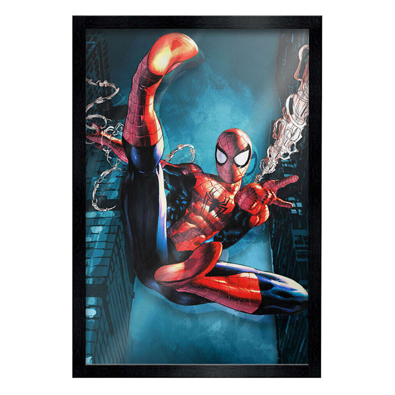 Framed Spiderman Wall Art, 13x19 | At Home