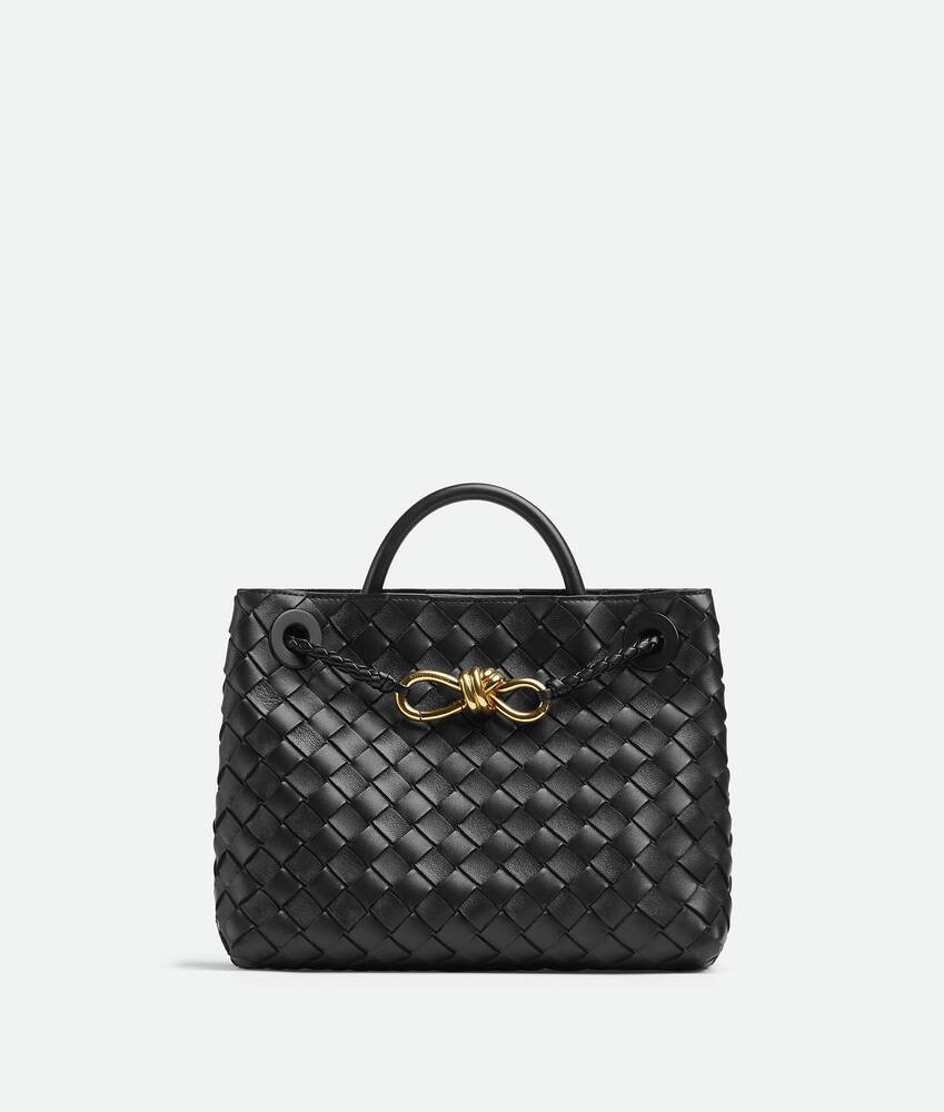 Bottega Veneta® Women's Small Andiamo in Black. Shop online now. | Bottega Veneta