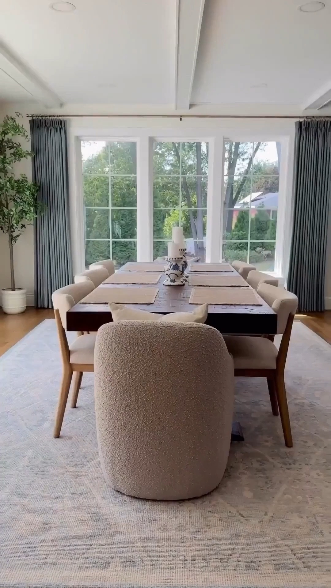 What a difference these curtains made! I don’t normally go for a darker curtain but I’m obsessed with how this looks! 

#LTKHome