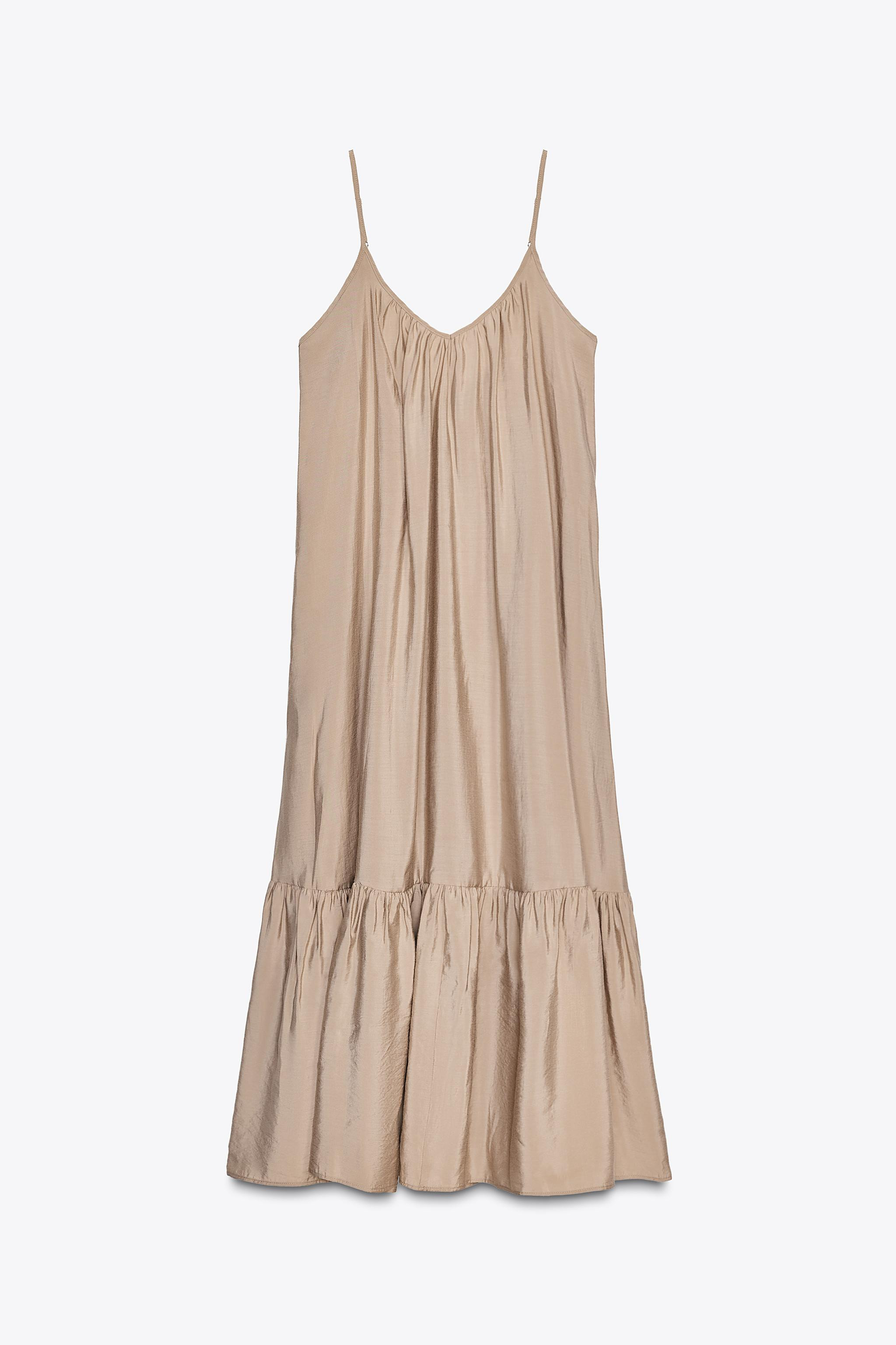 FLOWING MIDI DRESS | Zara UK