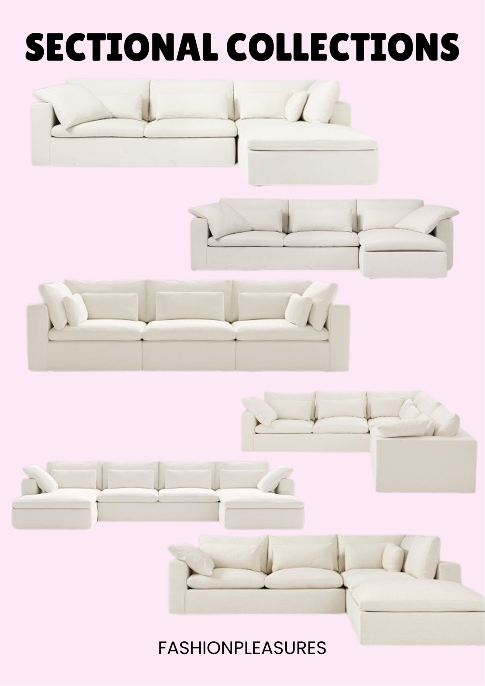 Sectional collection 

#LTKSpringSale #LTKU #LTKHome