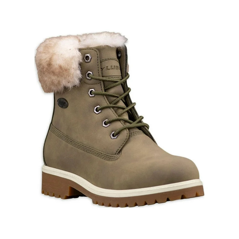 Lugz Women's Hudson Lace Up Faux Fur Boots, Sizes 5-12 | Walmart (US)