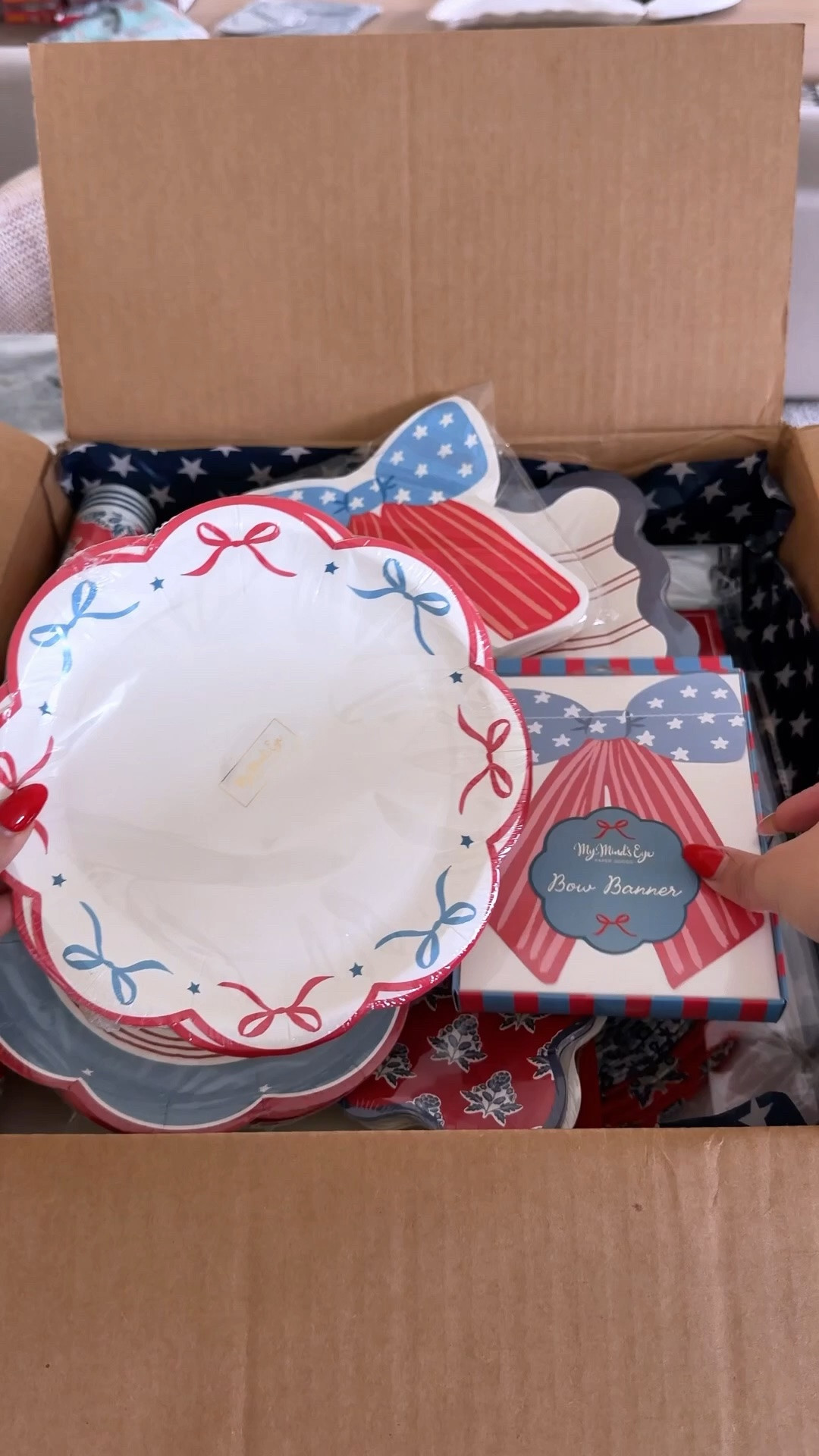 patriotic hosting season is officially here 🇺🇸❤️🤍💙
i’ve been collecting a few red, white & blue pieces for summer hosting and these are some of my favorites. the scalloped details, classic americana patterns, and cute paper goods had me immediately adding to cart 😂
perfect for 4th of july parties, backyard bbqs, pool parties, summer entertaining, and holiday hosting. Use my code DECOR411 for an extra 10  percent off! 

fourth of july decor • patriotic party ideas • summer hosting • americana decor • 4th of july entertaining • patriotic tablescape • backyard bbq ideas • pool party decor • red white and blue decor • holiday hosting

#LTKHome #LTKSeasonal #LTKSaleAlert