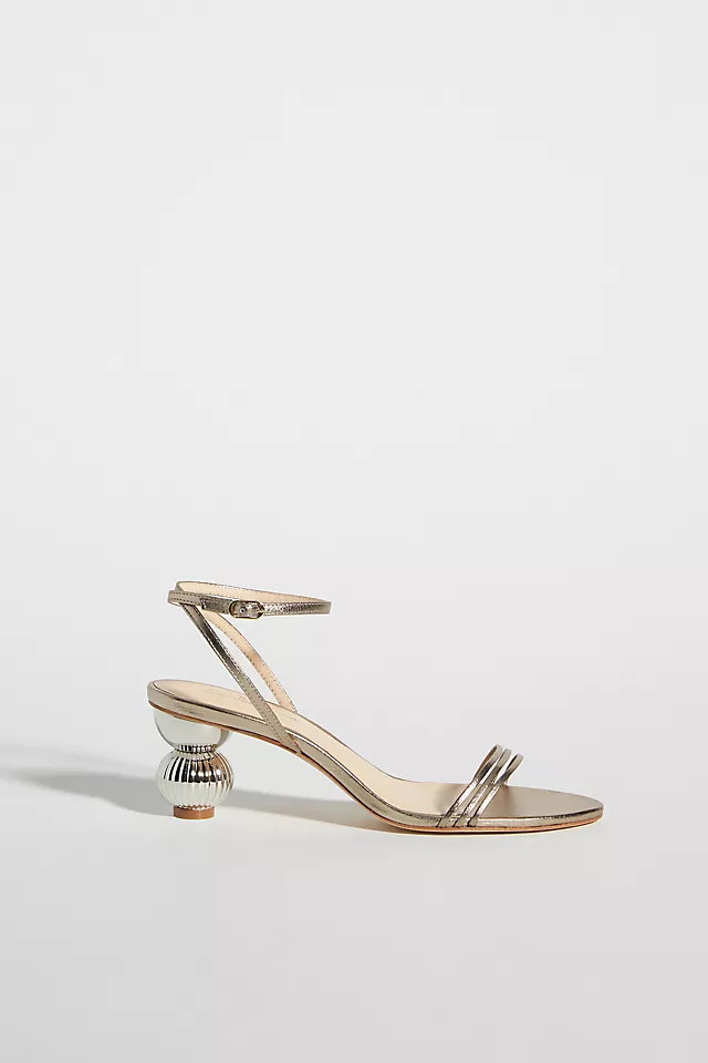 Guilhermina Sculptural Heeled Sandals | Anthropologie (US)