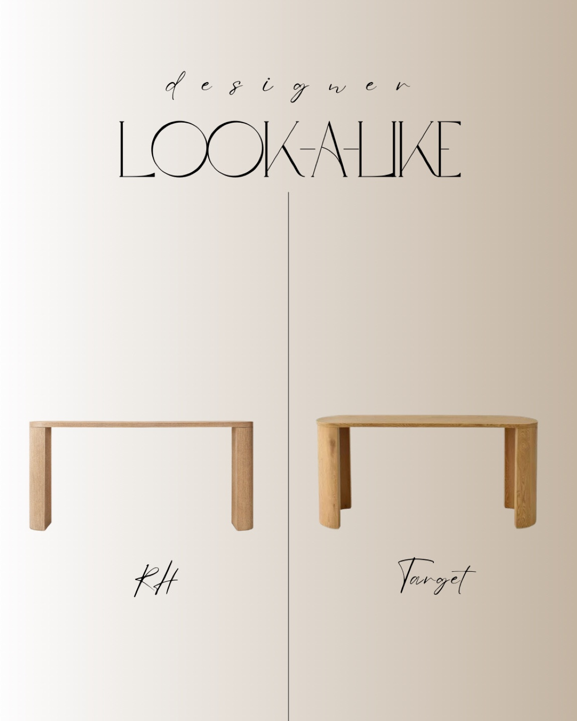 RH console table look alike, foyer table 

#LTKhome