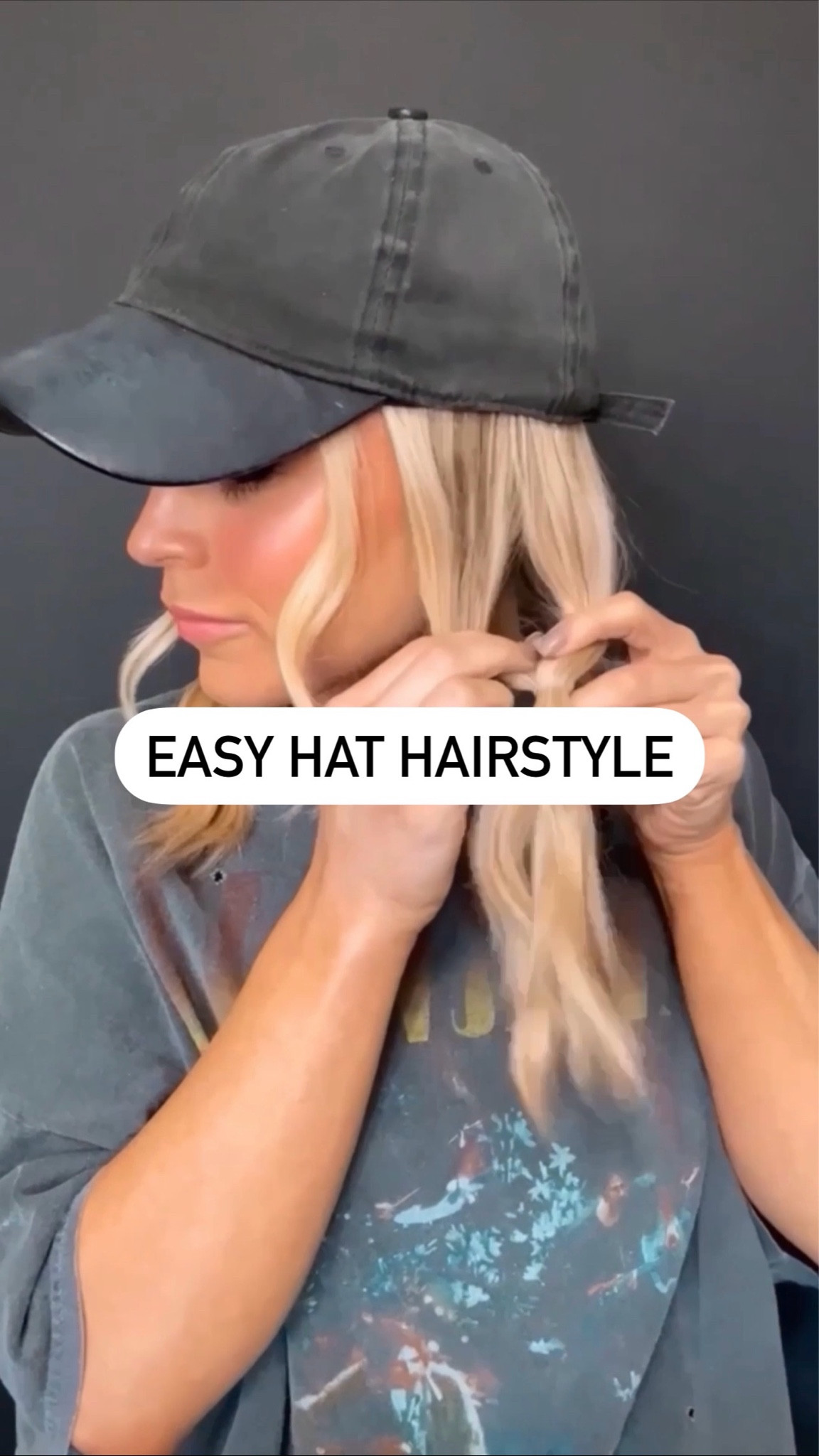 hat hairstyle 

#LTKSeasonal #LTKbeauty #LTKstyletip