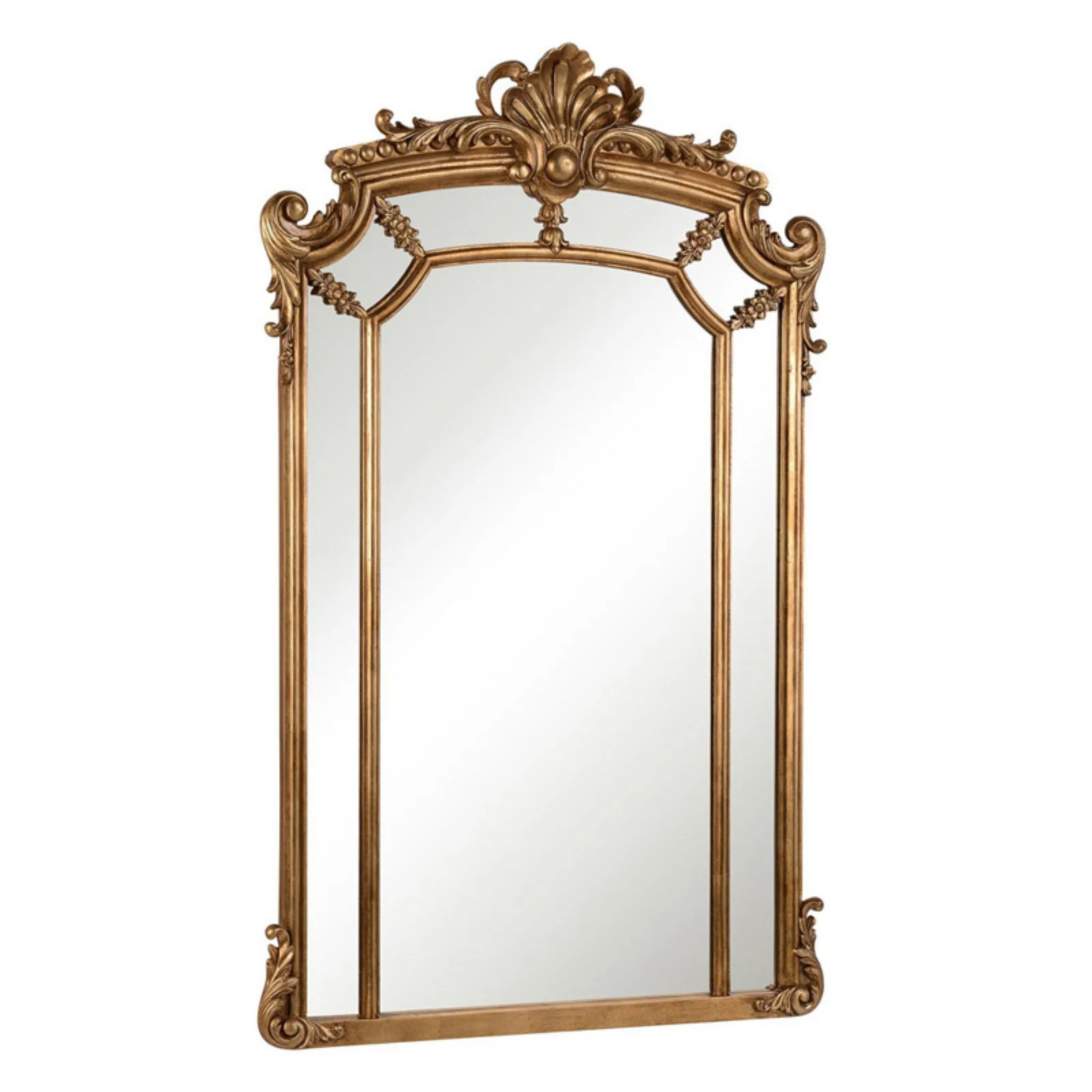 Elegant Decor Antique Wood Wall Mirror - 30W x 48H in. | Walmart (US)