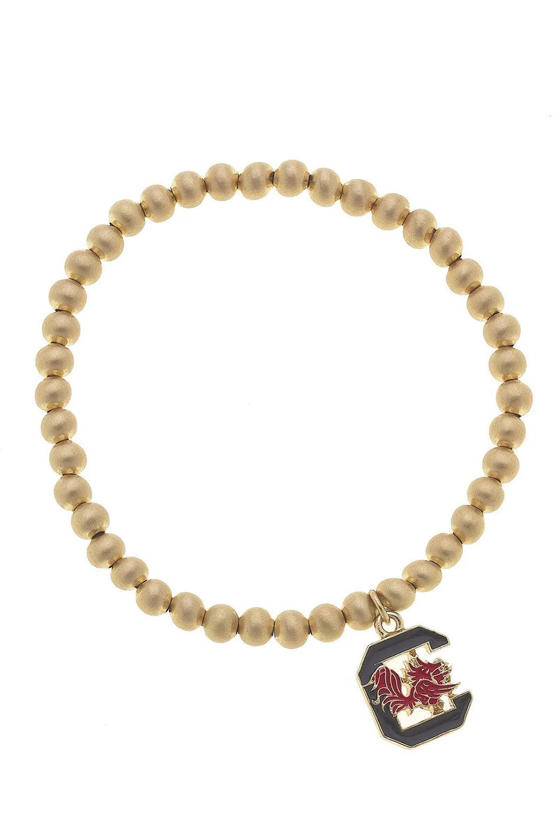 South Carolina Gamecocks Ball Bead Stretch Bracelet | CANVAS