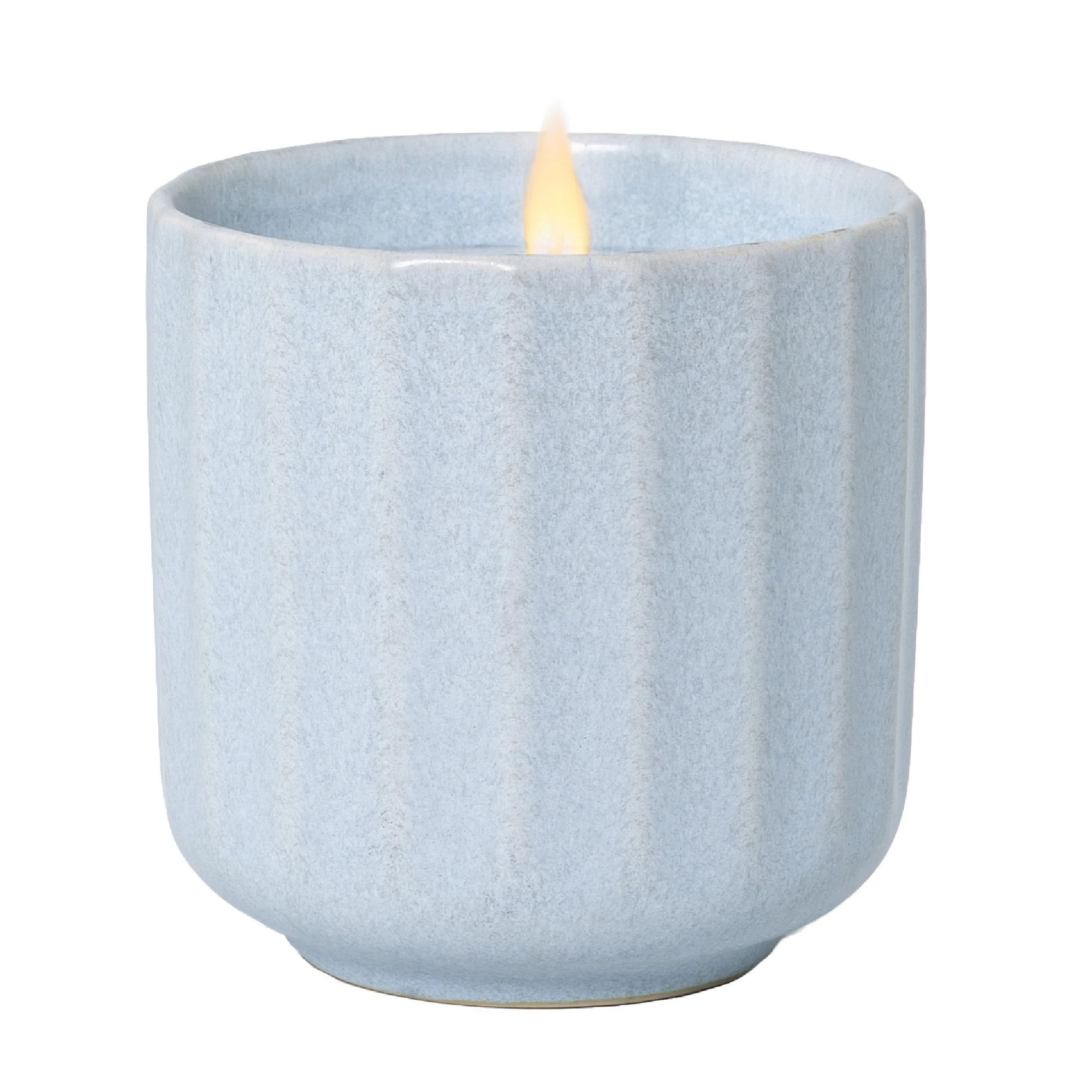 Better Homes & Gardens Fluted Jar Candle with 1 Wick, Light Blue Mist, 8 oz | Walmart (US)