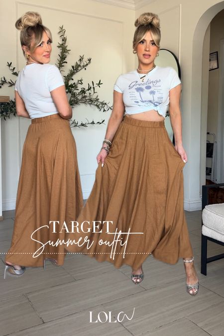 Obsessed with this summer look from @target 

XS in skirt + S in tank

#LTKFindsUnder50 #LTKStyleTip #LTKU