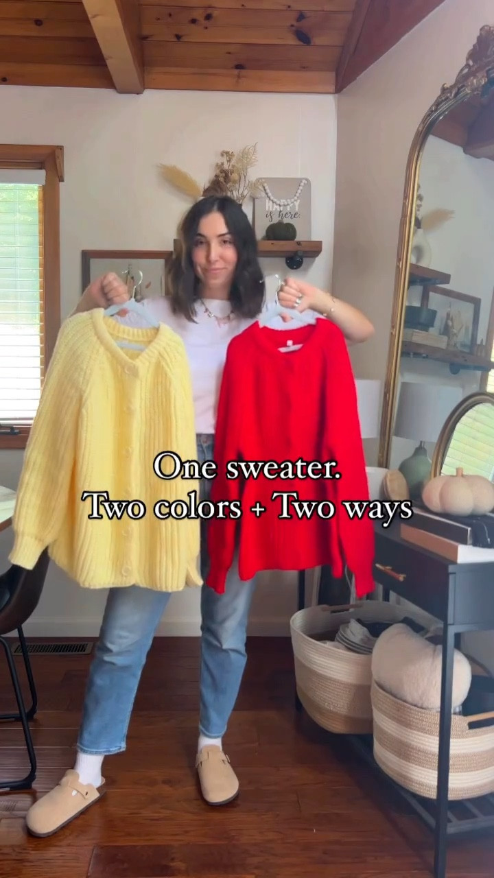 This sweater is a MUST for Fall/Winter 😍
Look at me trying the color red and LOVING it?! 👀❤️

Amazon sweater is $35 today and comes in so many options! Which color would you pick?!

Comment “WANT” to receive both outfit details straight to your DMs 🫶🏻

#momswithstyle #momootd #momoutfits #everydaystyle #outfitideas #casualstyle #momstyle #outfitinspo #amazonfashion #amazonsweater #toddlermomapproved