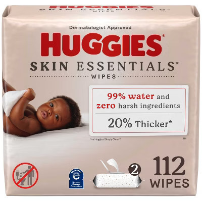 Huggies Skin Essentials Baby Wipes - 112ct -2pk | Target