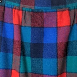 VINTAGE Pendleton Virgin Wool Checkered Plaid Midi Skirt | Poshmark
