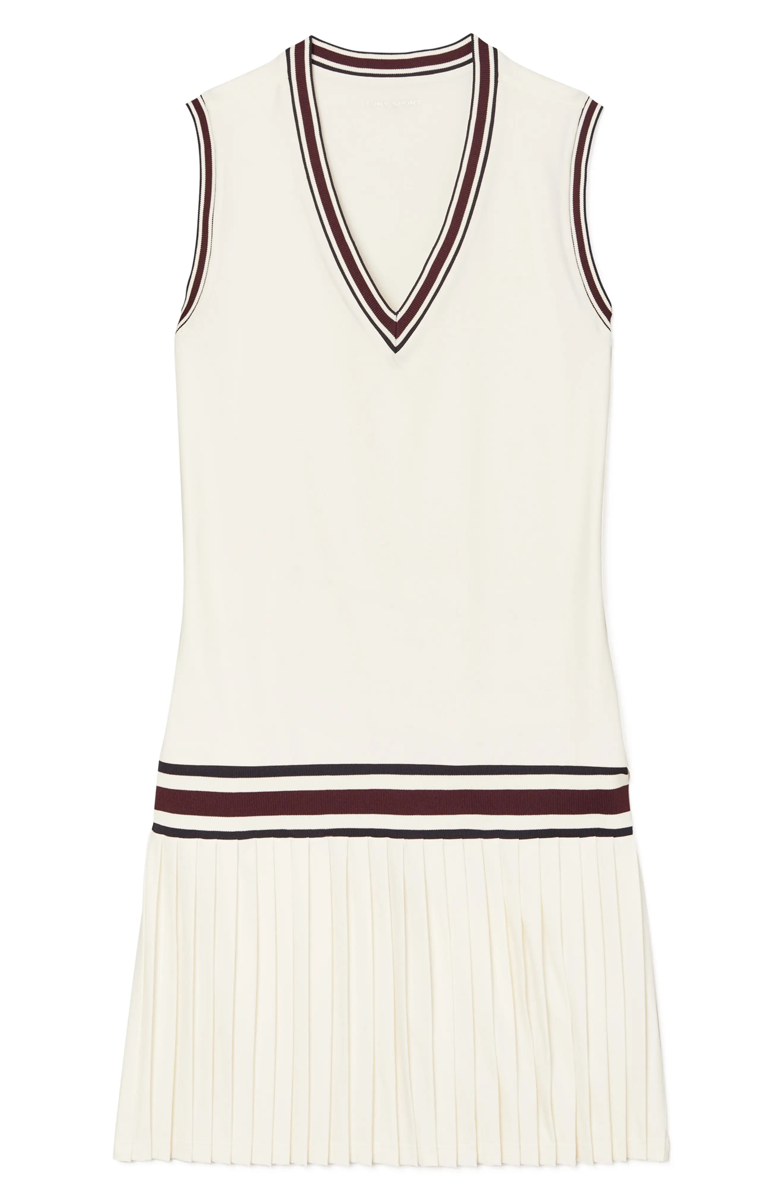 Women's Tory Sport By Tory Burch Performance Tennis Dress, Size Small - White | Nordstrom