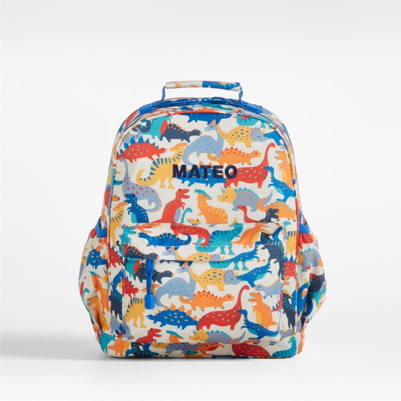 Medium Kids Dinosaur Backpack for School | Crate & Kids | Crate & Barrel