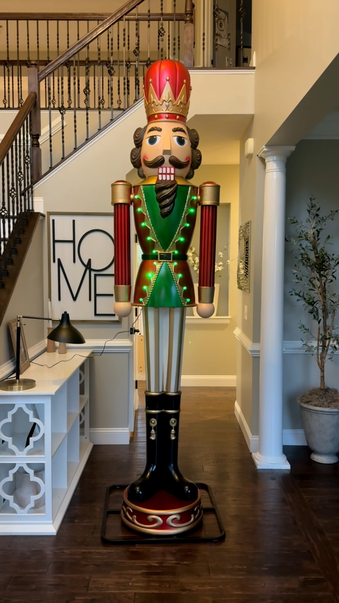 ALWAYS check the dimensions before clicking “add to cart” 🤦‍♀️
Meet my accidental 9-foot nutcracker

#HolidayDecor #Nutcracker #Christmas #OopsIDidItAgain #christmasdecor

#LTKSeasonal #LTKHome #LTKHoliday
